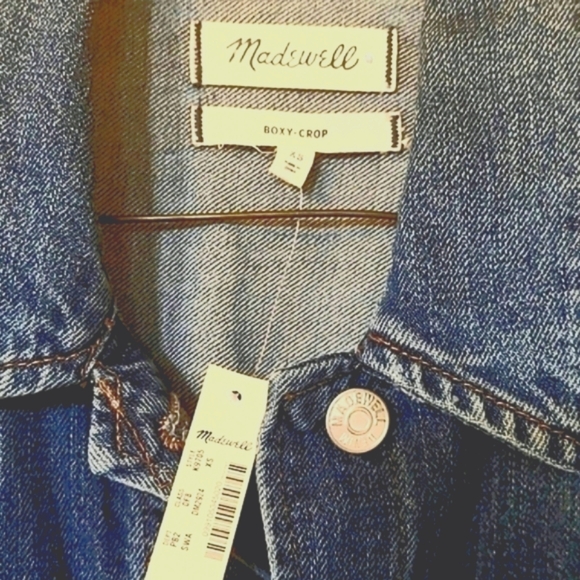 Madewell Boxy Crop jean jacket - Picture 5 of 16